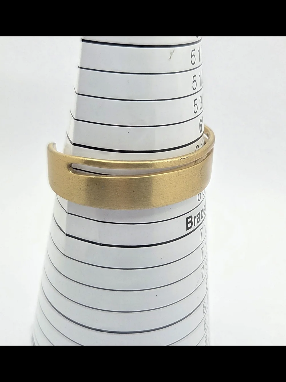 Jen Atkin x Chloe + Isabel Matte Gold Tone Negative Space Cuff Bracelet